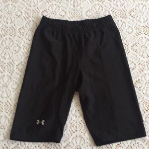 Under Armor biker or workout shorts.